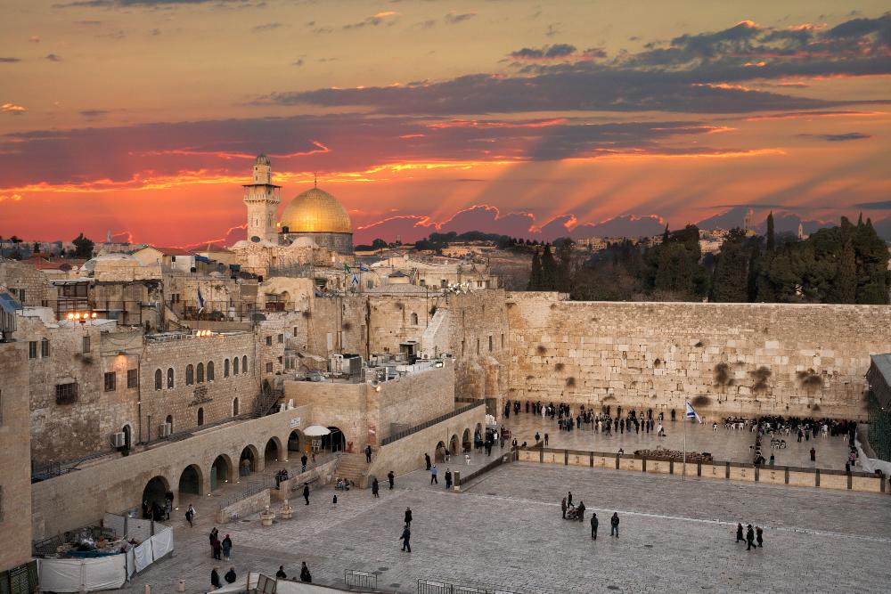 sunset Jerusalem